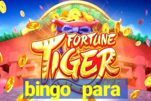 bingo para despedida de solteira para imprimir